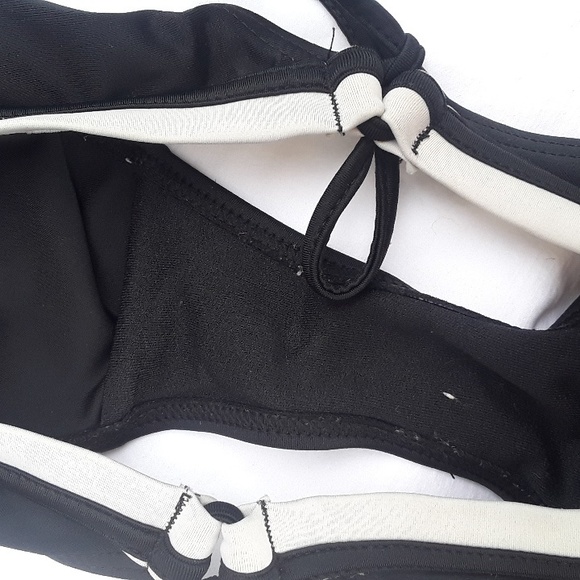 Black & white strapless bikini set - Picture 10 of 11